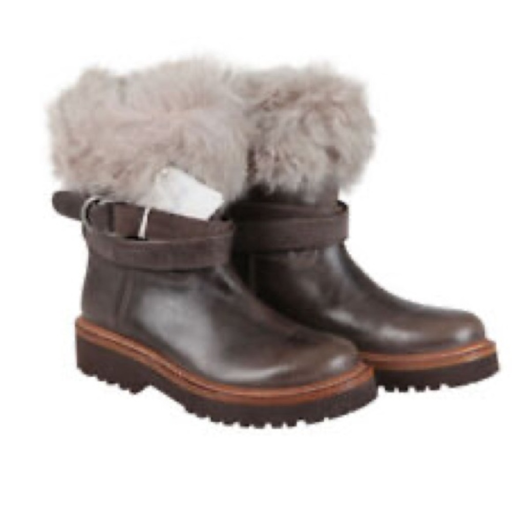 BRUNELLO CUCINELLI Shearling Boots